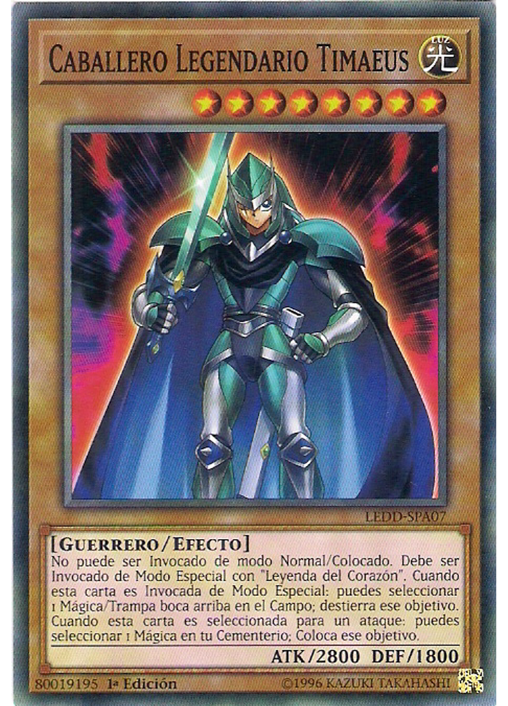 Caballero Legendario Timaeus