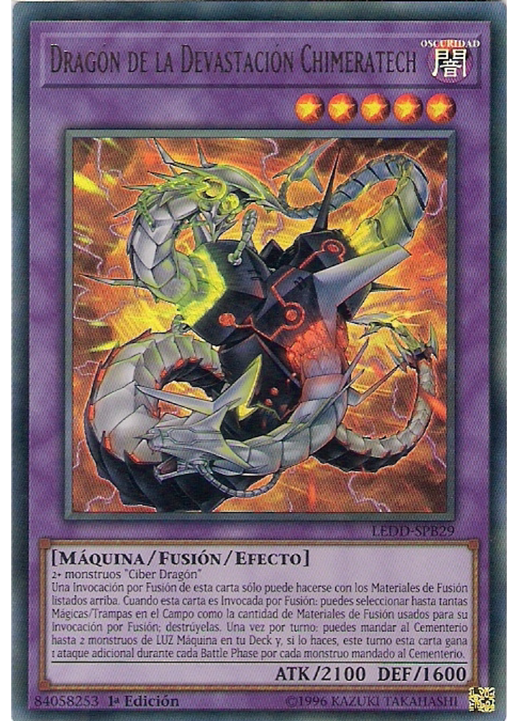 Dragón de la Devastación Chimeratech (Ultra Rare 1st Edition)