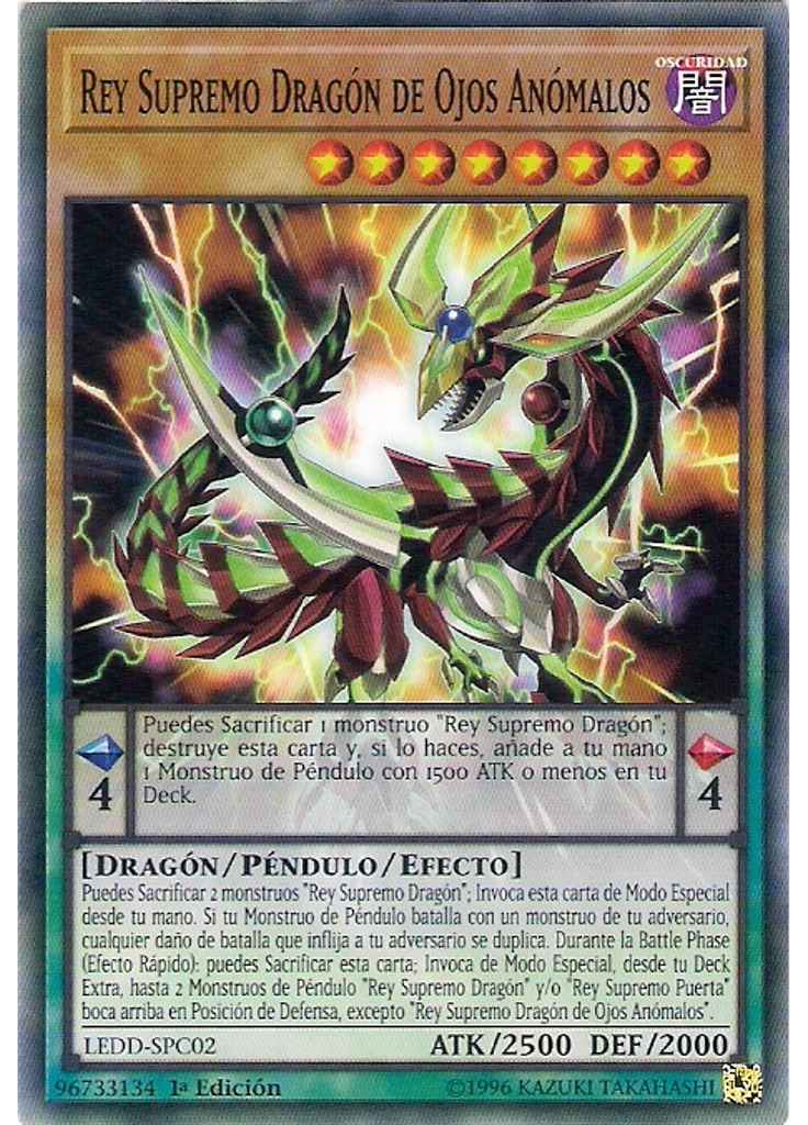 Rey Supremo Dragón de Ojos Anómalos