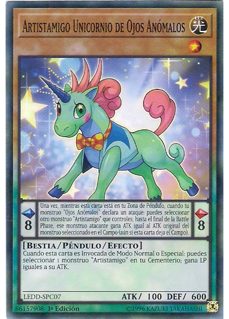 Artistamigo Unicornio de Ojos Anómalos