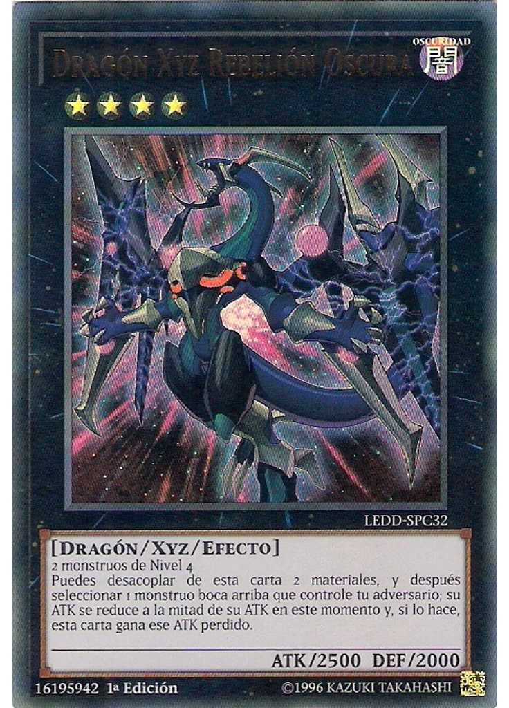 Dragón Xyz Rebelión Oscura