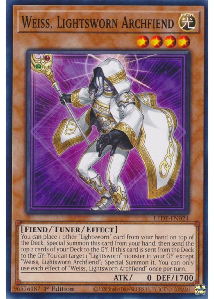 Weiss, Lightsworn Archfiend