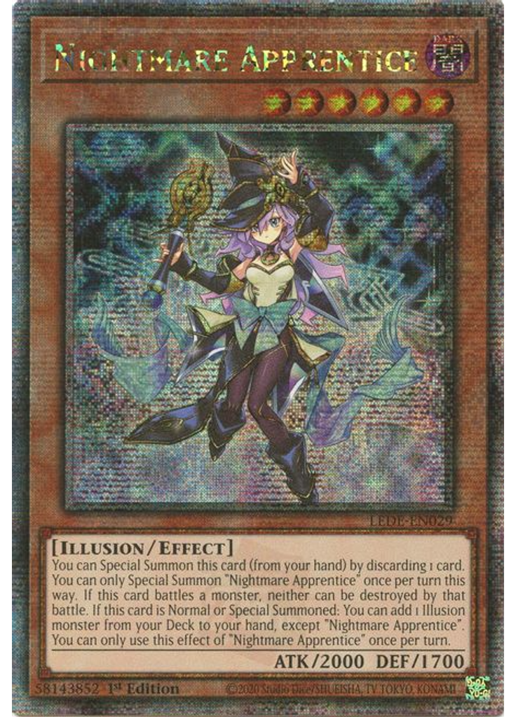 Nightmare Apprentice (Quarter Century Secret Rare 1st Edition)