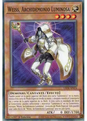 Weiss, Archidemonio Luminosa