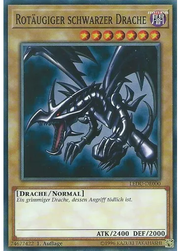 Rotäugiger schwarzer Drache — Legendary Duelists