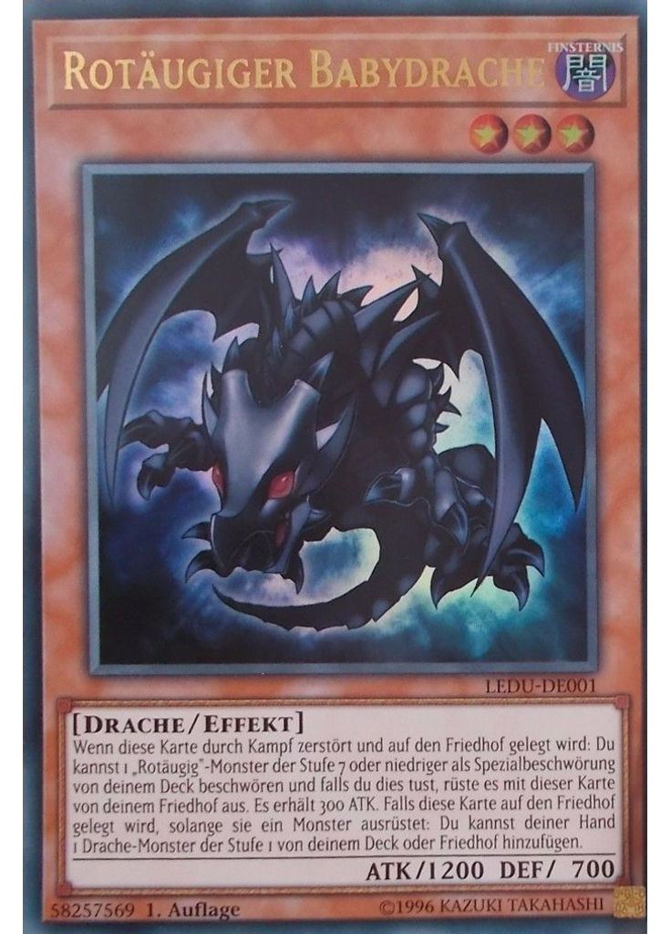 Rotäugiger Babydrache