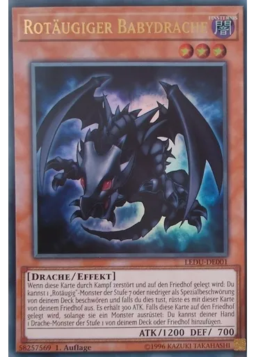 Rotäugiger Babydrache