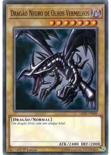 Dragão Negro de Olhos Vermelhos