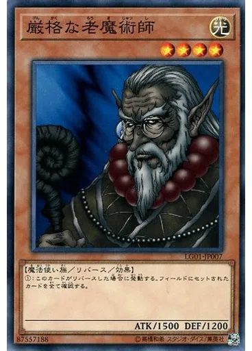 厳格な老魔術師