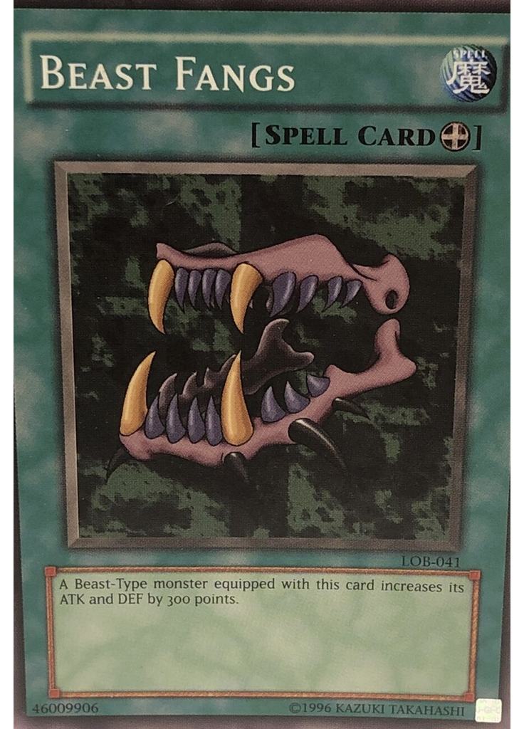 Beast Fangs (Short Print Unlimited Reprint)