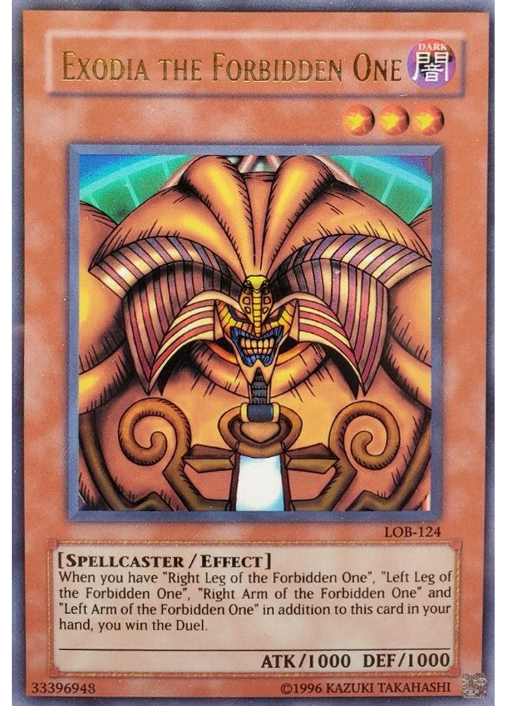 Exodia the Forbidden One (Ultra Rare Unlimited Reprint)