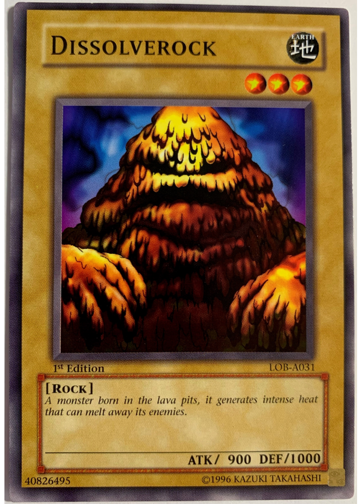 Dissolverock