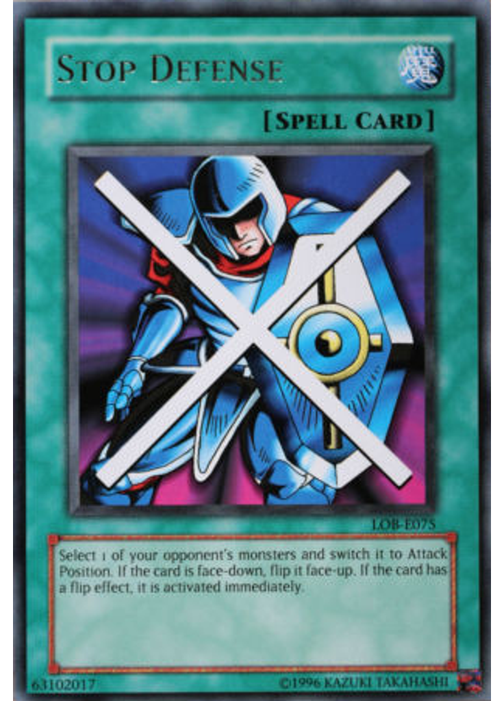 Stop Defense (Rare Unlimited Reprint)