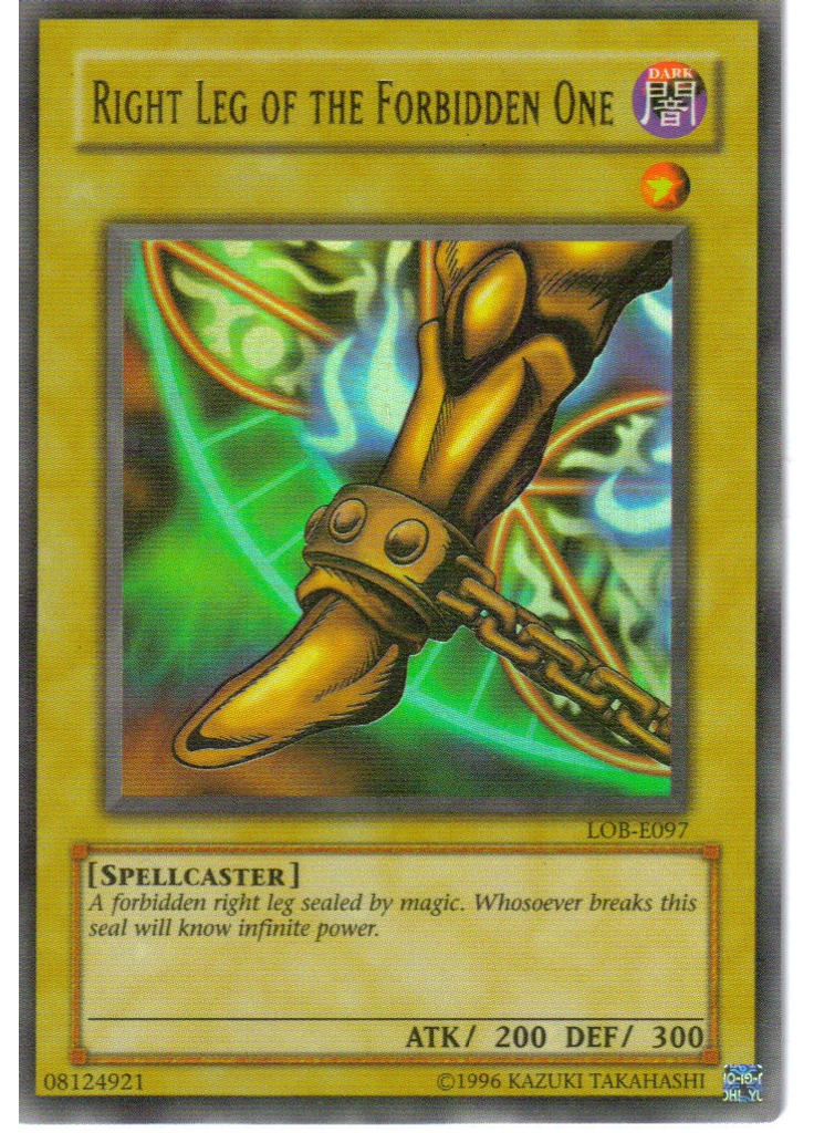 Right Leg of the Forbidden One (Ultra Rare Unlimited)