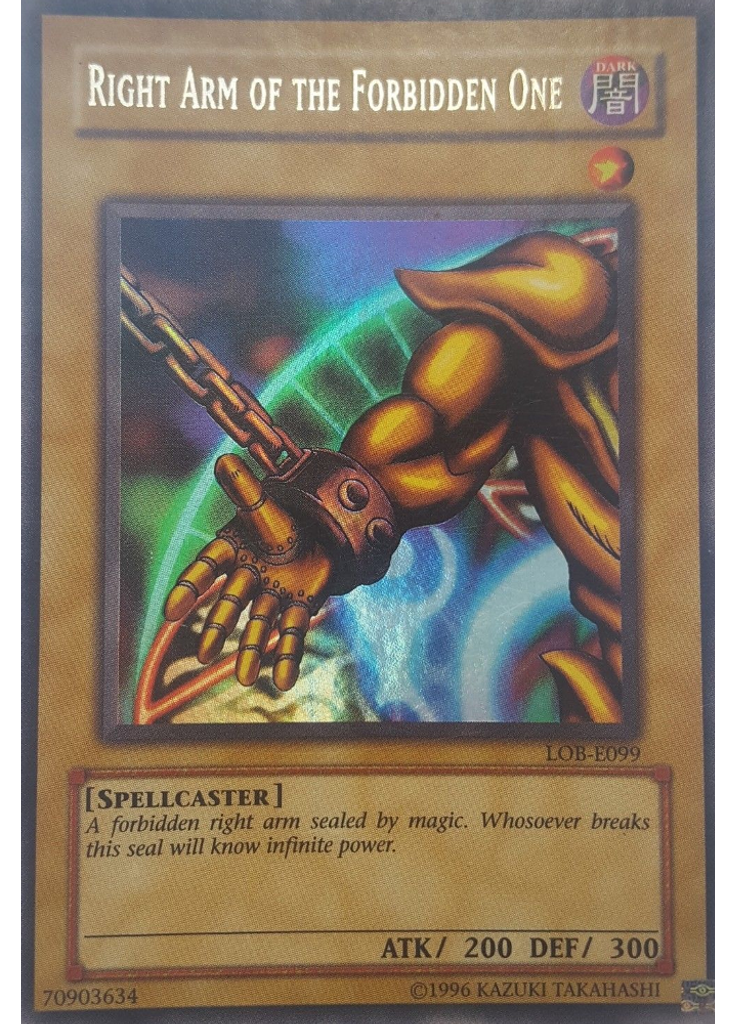 Right Arm of the Forbidden One (Ultra Rare Unlimited)