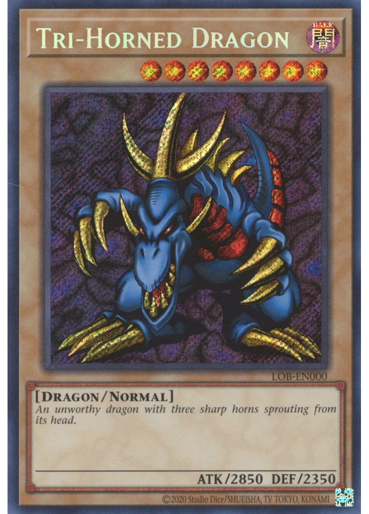 Tri-Horned Dragon (Secret Rare Unlimited 25th Anniversary Edition)