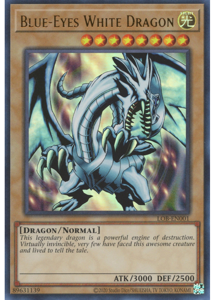 Blue-Eyes White Dragon (Ultra Rare Unlimited 25th Anniversary Edition)