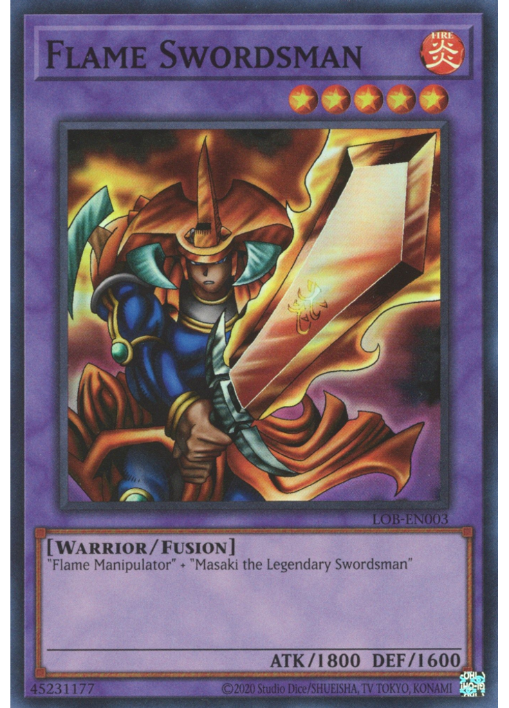 Flame Swordsman (Super Rare Unlimited 25th Anniversary Edition)