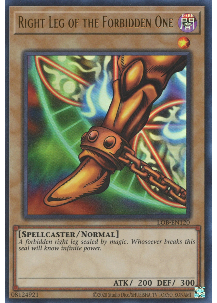 Right Leg of the Forbidden One (Ultra Rare Unlimited 25th Anniversary Edition)