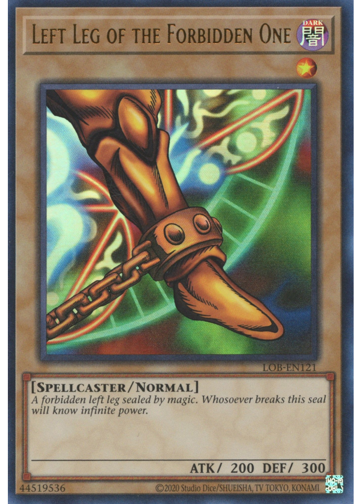 Left Leg of the Forbidden One (Ultra Rare Unlimited 25th Anniversary Edition)