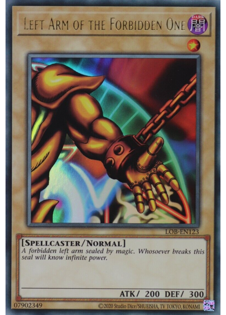 Left Arm of the Forbidden One (Ultra Rare Unlimited 25th Anniversary Edition)