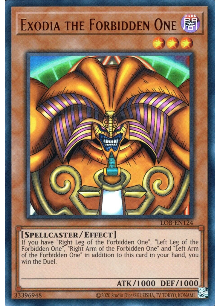 Exodia the Forbidden One (Ultra Rare Unlimited 25th Anniversary Edition)