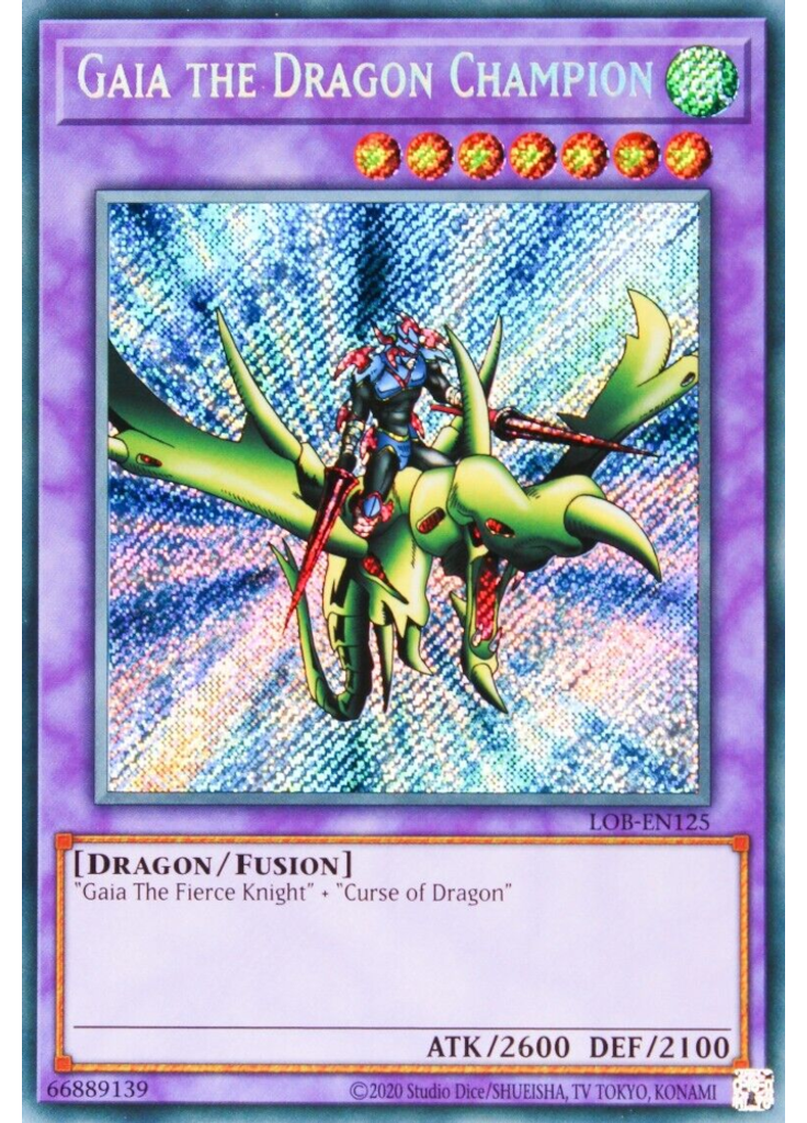 Gaia the Dragon Champion (Secret Rare Unlimited 25th Anniversary Edition)