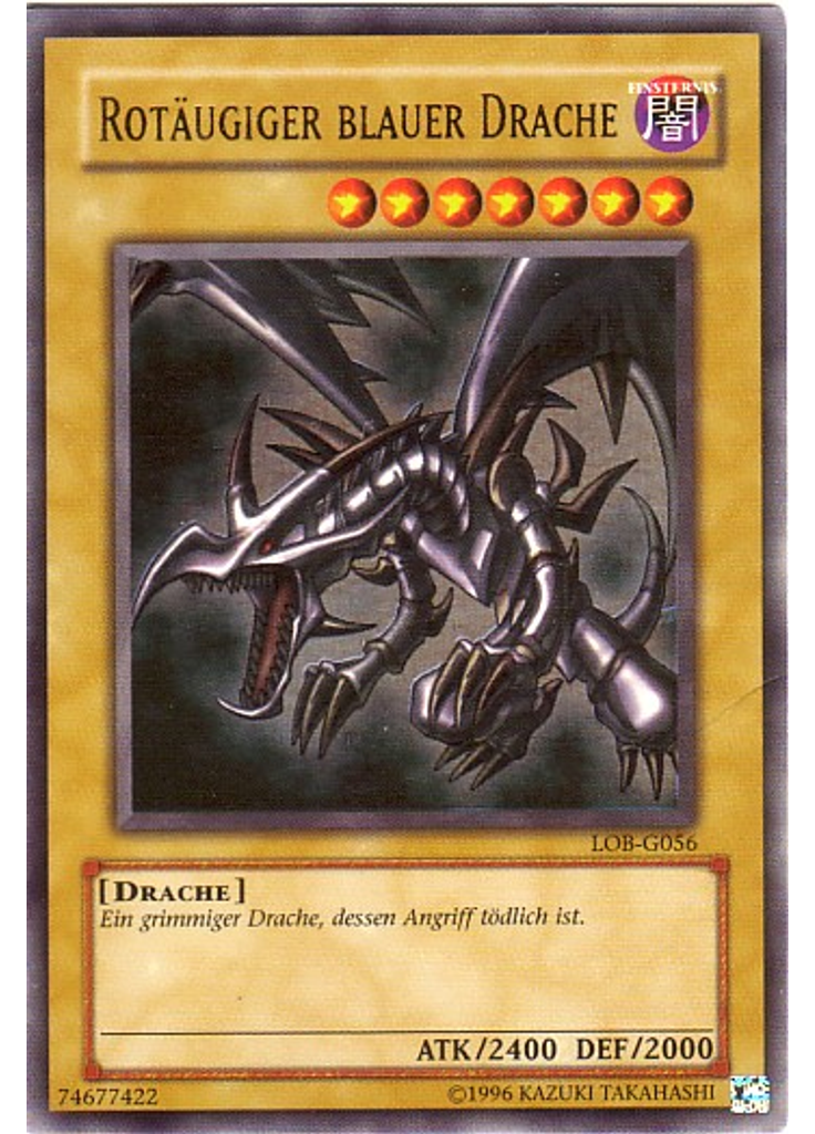 Rotäugiger schwarzer Drache (Ultra Rare Unlimited)