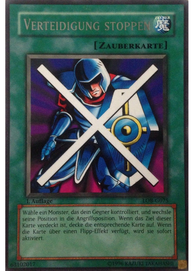 Verteidigung stoppen