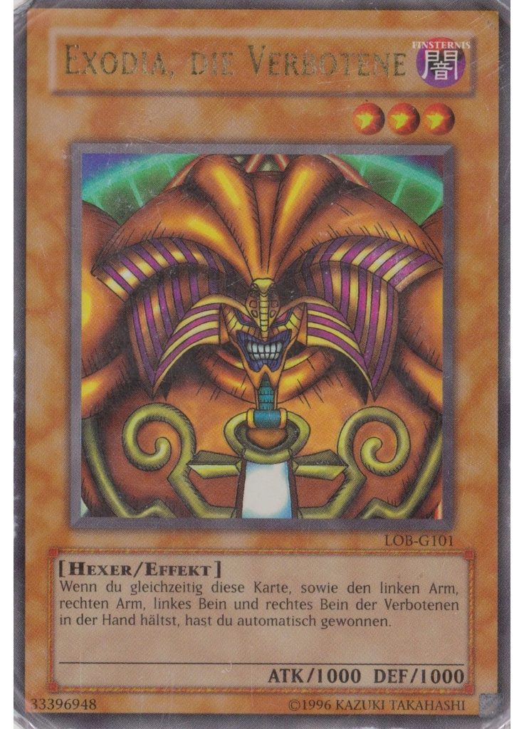 Exodia, die Verbotene (Ultra Rare Unlimited)