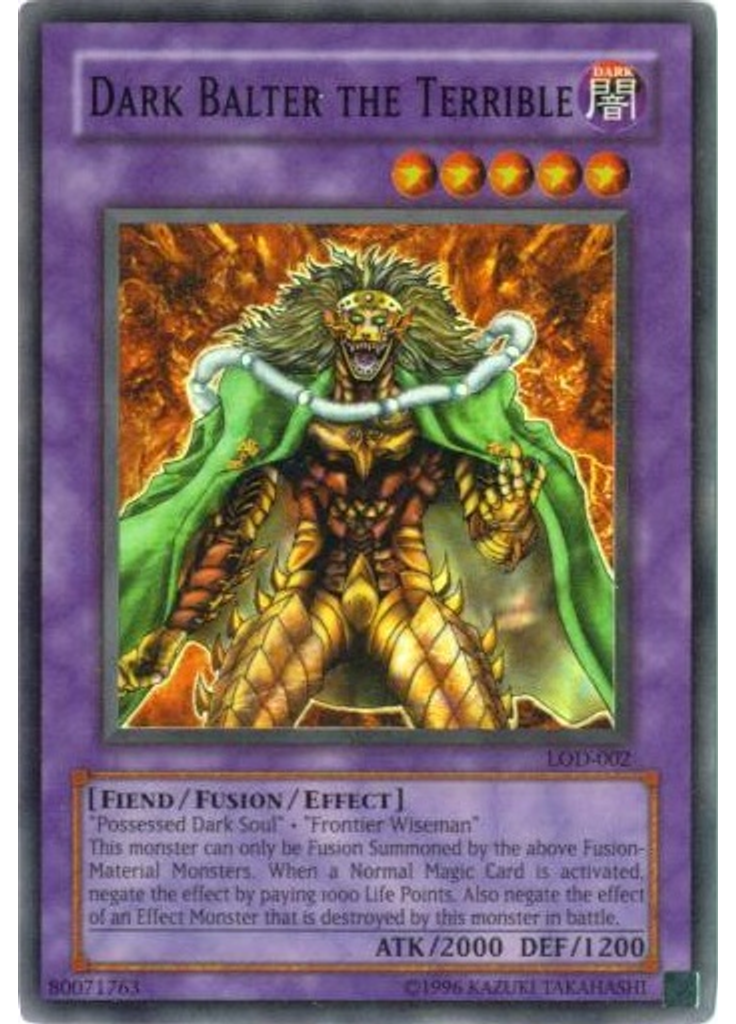 Dark Balter the Terrible (Super Rare Unlimited)