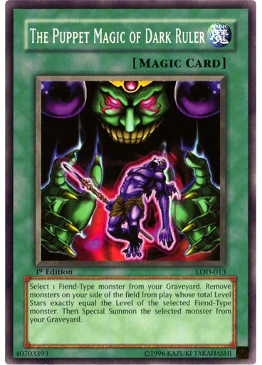 The Puppet Magic of Dark Ruler