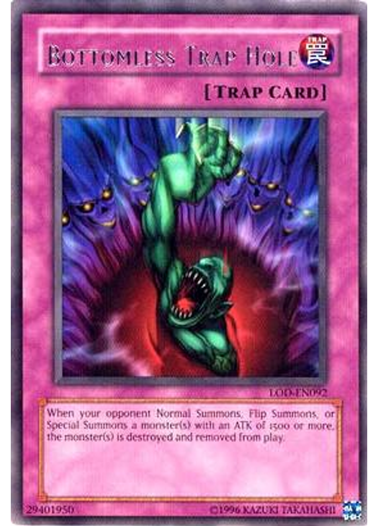 Bottomless Trap Hole