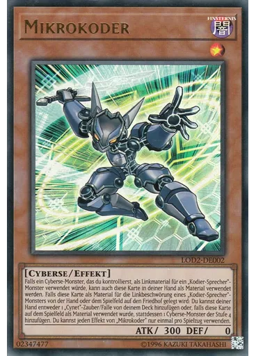 Mikrokoder — Yu-Gi-Oh! Legacy of the Duelist: Link Evolution