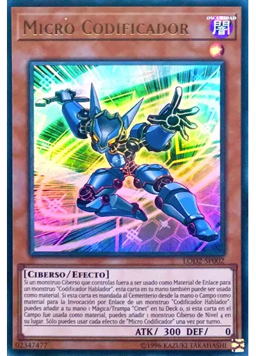 Micro Codificador — Yu-Gi-Oh! Legacy of the Duelist: Link Evolution