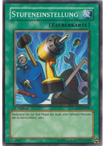 Stufeneinstellung