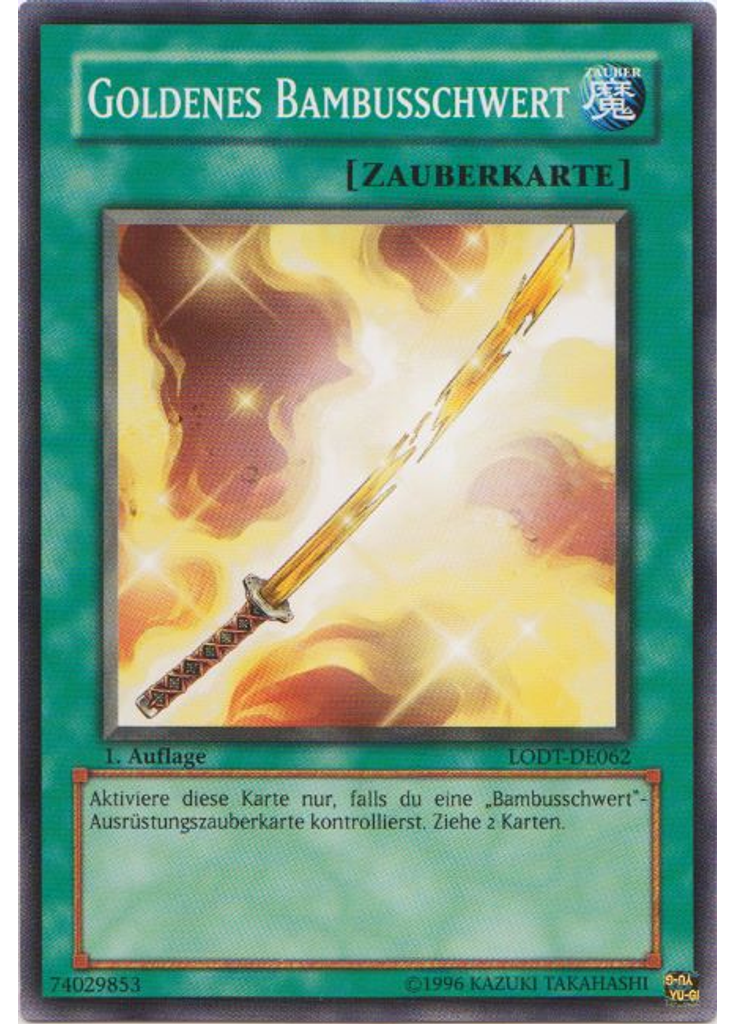 Goldenes Bambusschwert