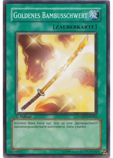 Goldenes Bambusschwert