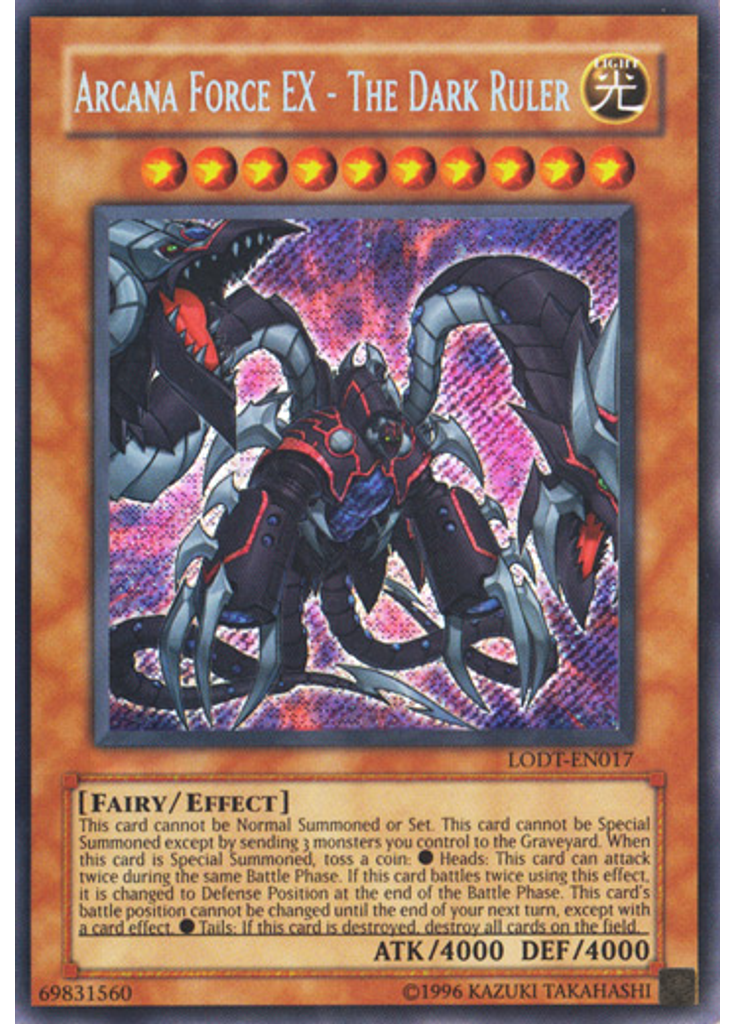 Arcana Force EX - The Dark Ruler (Secret Rare Unlimited)