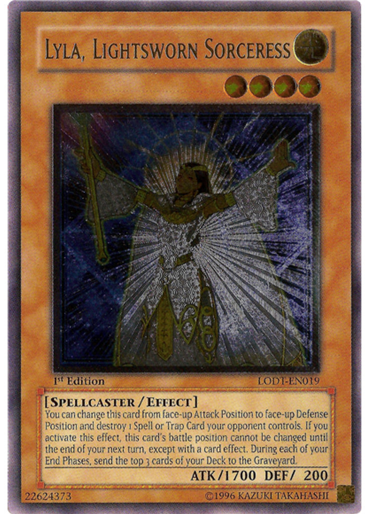 Lyla, Lightsworn Sorceress (Ultimate Rare 1st Edition)