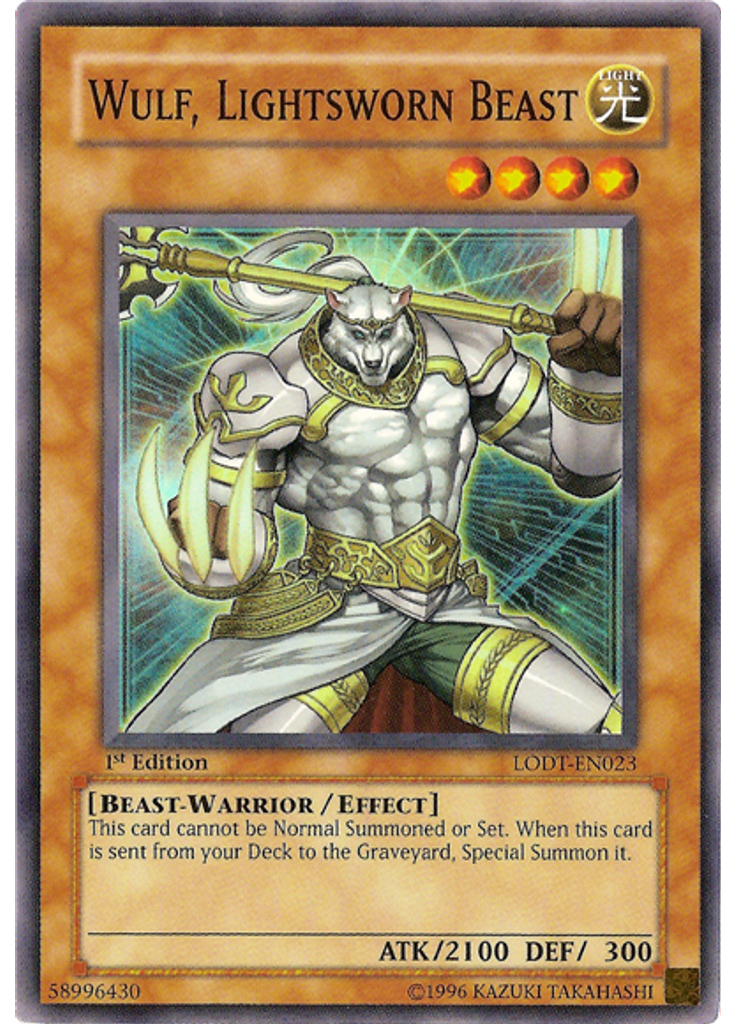 Wulf, Lightsworn Beast