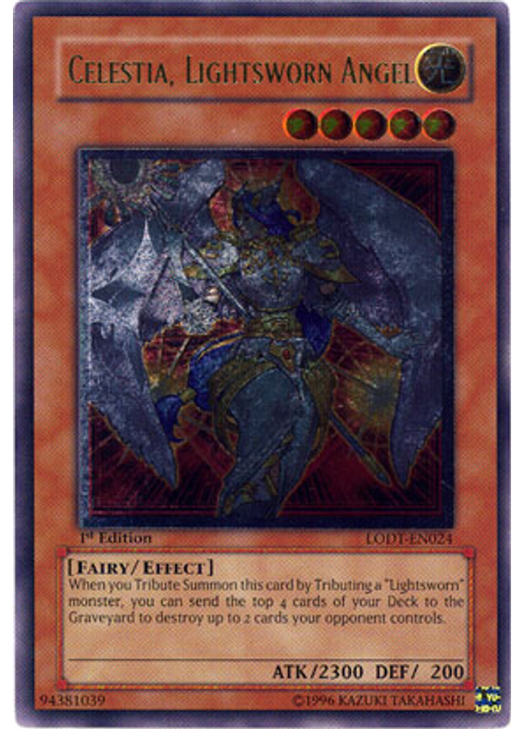 Celestia, Lightsworn Angel (Ultimate Rare 1st Edition)