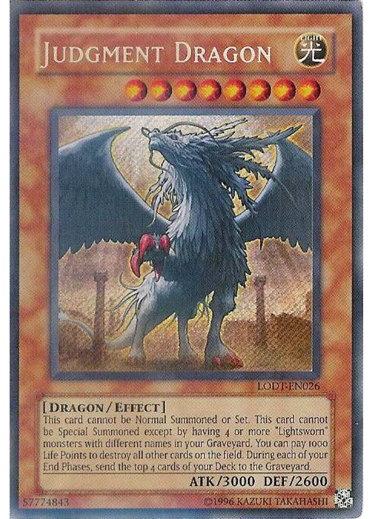 Judgment Dragon (Secret Rare Unlimited)