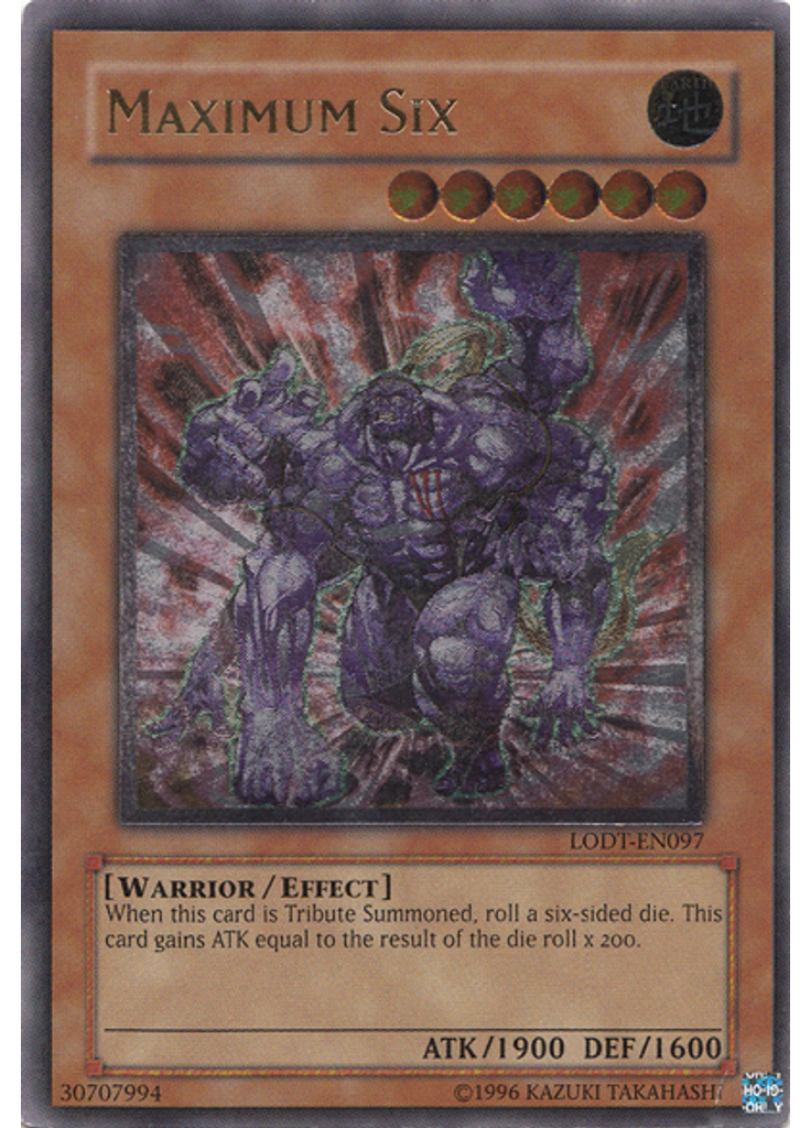 Maximum Six (Ultimate Rare Unlimited)