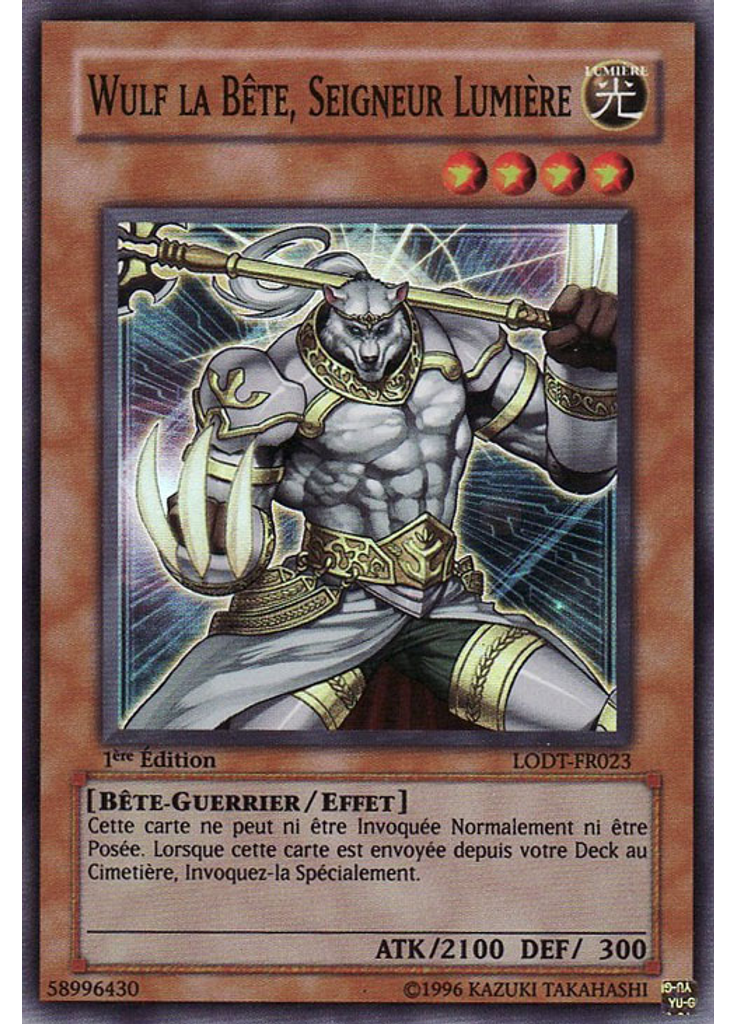 Wulf la Bête, Seigneur Lumière