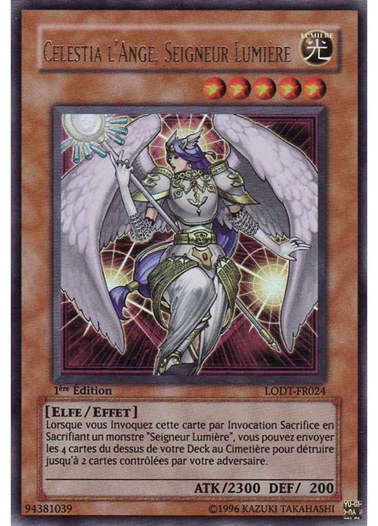 Celestia l'Ange, Seigneur Lumière