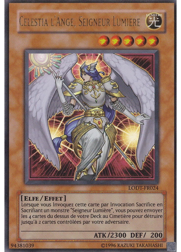 Celestia l'Ange, Seigneur Lumière (Ultra Rare Unlimited)