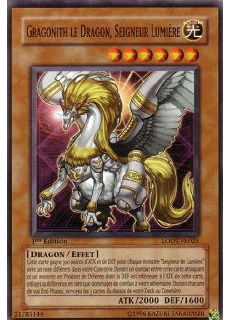 Gragonith le Dragon, Seigneur Lumière