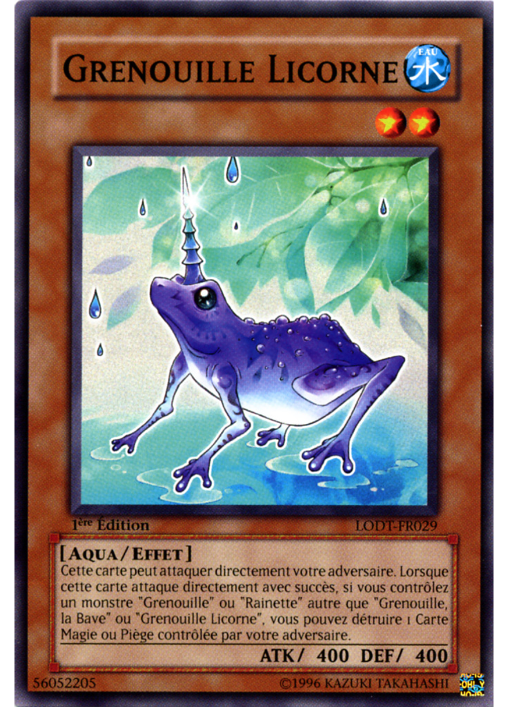 Grenouille Licorne