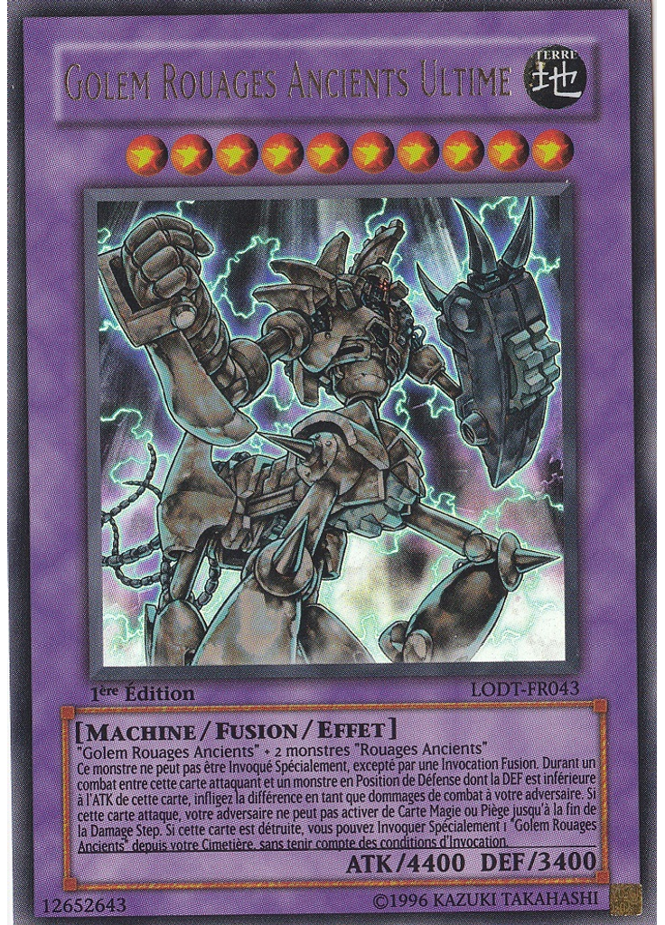 Golem Rouages Ancients Ultime